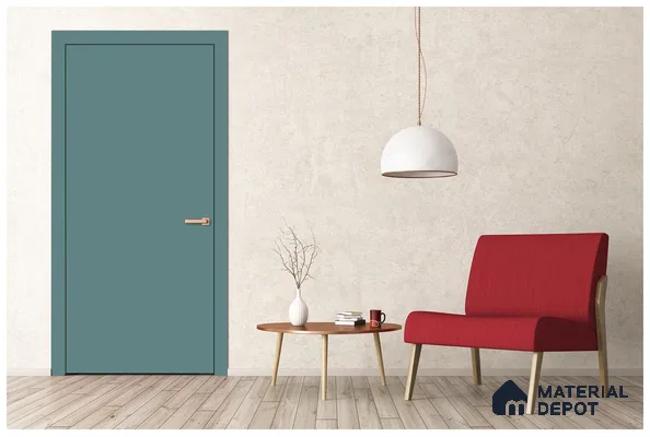 Green Solid Colors Look 3577 RSO 8 ft x 4 ft Super Matte Finish Decorative Laminate - 1 mm | Suitable for Living Room, Kitchen, Office