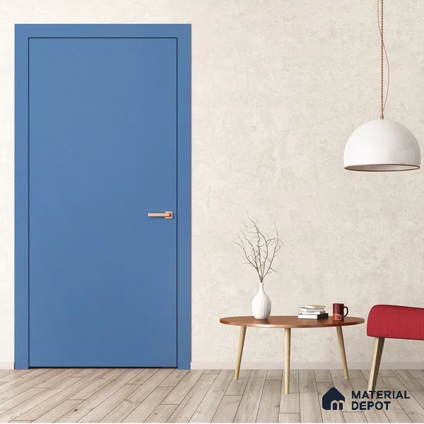Blue Solid Colors Look 3593 RSO 8 ft x 4 ft Super Matte Finish Decorative Laminate - 1 mm | Suitable for Living Room, Kitchen, Office