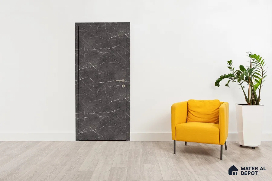 Grey Marble Look 3744 RSO 8 ft x 4 ft Super Matte Finish Decorative Laminate - 1 mm | Suitable for TV Unit, Wardrobe, Kitchen Cabinets