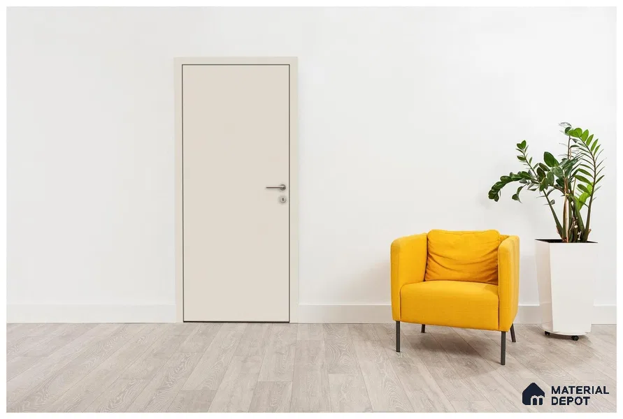 Grey Solid Colors Look 3526 RSO 8 ft x 4 ft Super Matte Finish Decorative Laminate - 1 mm | Suitable for Living Room, Kitchen, Office