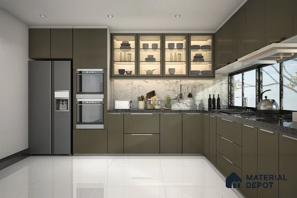 Brown Solid Colors Look 3652 RSO 8 ft x 4 ft Super Matte Finish Decorative Laminate - 1 mm | Suitable for Living Room, Kitchen, Office