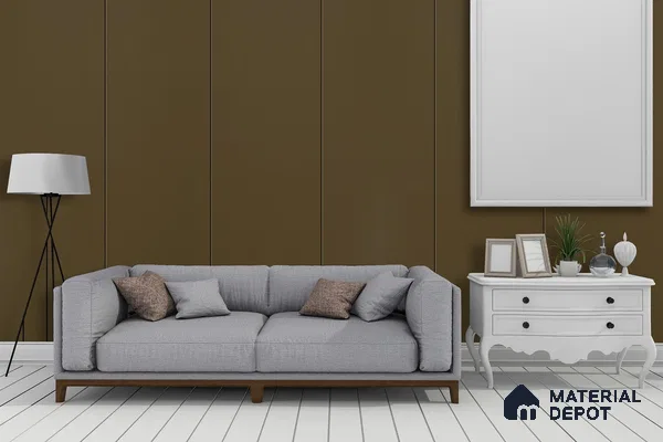 Black Solid Colors Look 3651 SUD 8 ft x 4 ft Suede Finish Decorative Laminate - 1 mm | Suitable for Living Room, Kitchen, Office