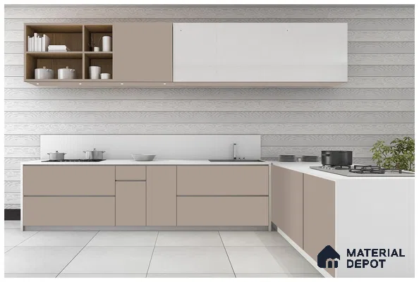 Violet Solid Colors Look 3524 SUD 8 ft x 4 ft Suede Finish Decorative Laminate - 1 mm | Suitable for Living Room, Kitchen, Office