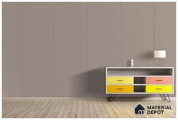 Violet Solid Colors Look 3524 SUD 8 ft x 4 ft Suede Finish Decorative Laminate - 1 mm | Suitable for Living Room, Kitchen, Office