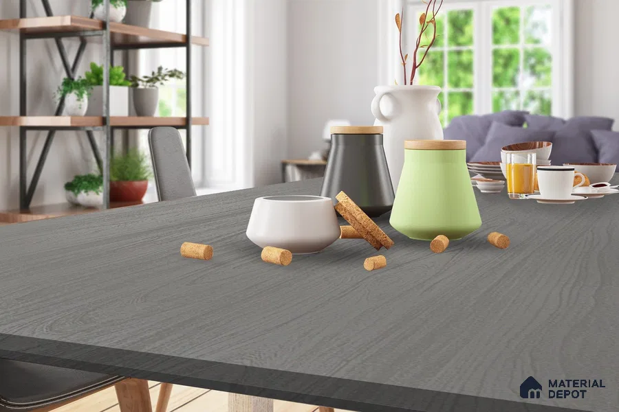 Wooden Look 3563 PWD 8 ft x 4 ft Texture Finish Decorative Laminate - 1 mm | Suitable for TV Unit, Wardrobe, Kitchen Cabinets