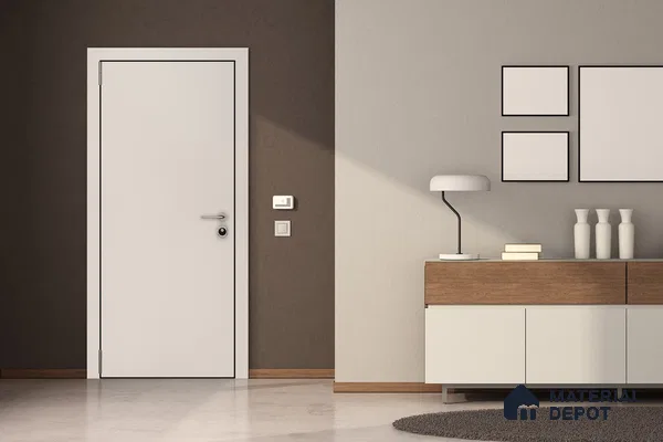 Beige Solid Colors Look 3515 SUD 8 ft x 4 ft Suede Finish Decorative Laminate - 1 mm | Suitable for Living Room, Kitchen, Office