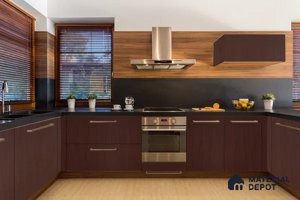 Wooden Look 3036 SMR 8 ft x 4 ft High Gloss Finish Decorative Laminate - 1 mm | Suitable for TV Unit, Wardrobe, Kitchen Cabinets