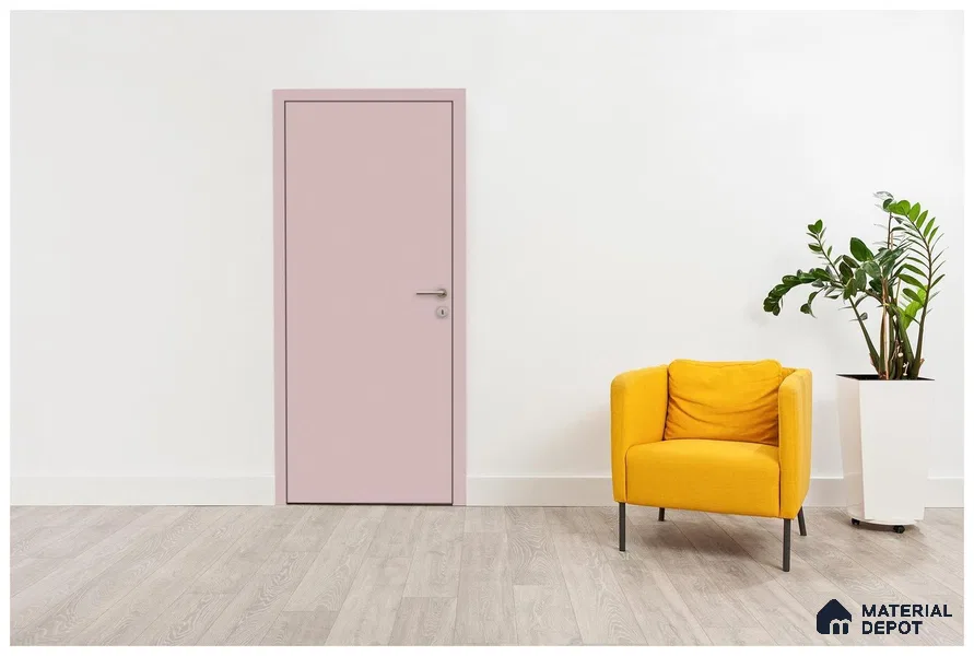 Violet Solid Colors Look 3541 SMR 8 ft x 4 ft High Gloss Finish Decorative Laminate - 1 mm | Suitable for Living Room, Kitchen, Office