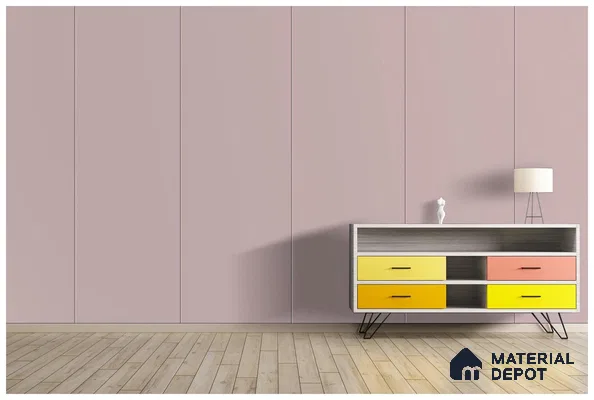 Violet Solid Colors Look 3541 SMR 8 ft x 4 ft High Gloss Finish Decorative Laminate - 1 mm | Suitable for Living Room, Kitchen, Office