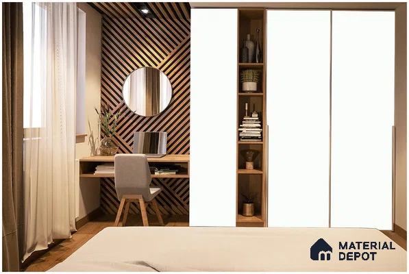 White Solid Colors Look 3503 SMR 8 ft x 4 ft High Gloss Finish Decorative Laminate - 1 mm | Suitable for Living Room, Kitchen, Office