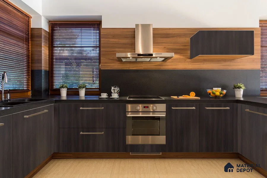 Wooden Look 3067 SMR 8 ft x 4 ft High Gloss Finish Decorative Laminate - 1 mm | Suitable for TV Unit, Wardrobe, Kitchen Cabinets