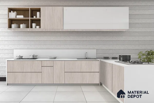 Wooden Look 3252 SMR 8 ft x 4 ft High Gloss Finish Decorative Laminate - 1 mm | Suitable for TV Unit, Wardrobe, Kitchen Cabinets