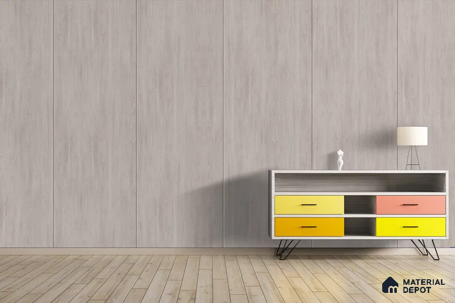 Wooden Look 3252 SMR 8 ft x 4 ft High Gloss Finish Decorative Laminate - 1 mm | Suitable for TV Unit, Wardrobe, Kitchen Cabinets