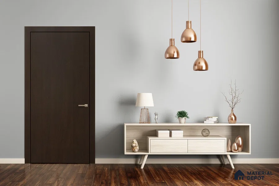 Wooden Look 3374 SUD 8 ft x 4 ft Suede Finish Decorative Laminate - 1 mm | Suitable for TV Unit, Wardrobe, Kitchen Cabinets