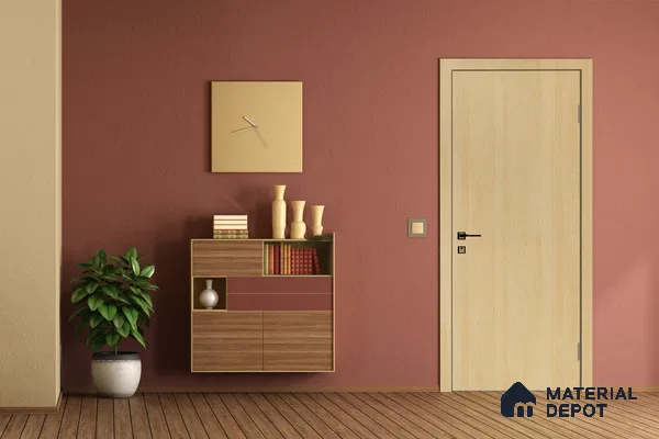 Wooden Look 3062 SUD 8 ft x 4 ft Suede Finish Decorative Laminate - 1 mm | Suitable for TV Unit, Wardrobe, Kitchen Cabinets