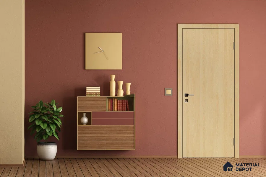 Wooden Look 3062 SUD 8 ft x 4 ft Suede Finish Decorative Laminate - 1 mm | Suitable for TV Unit, Wardrobe, Kitchen Cabinets
