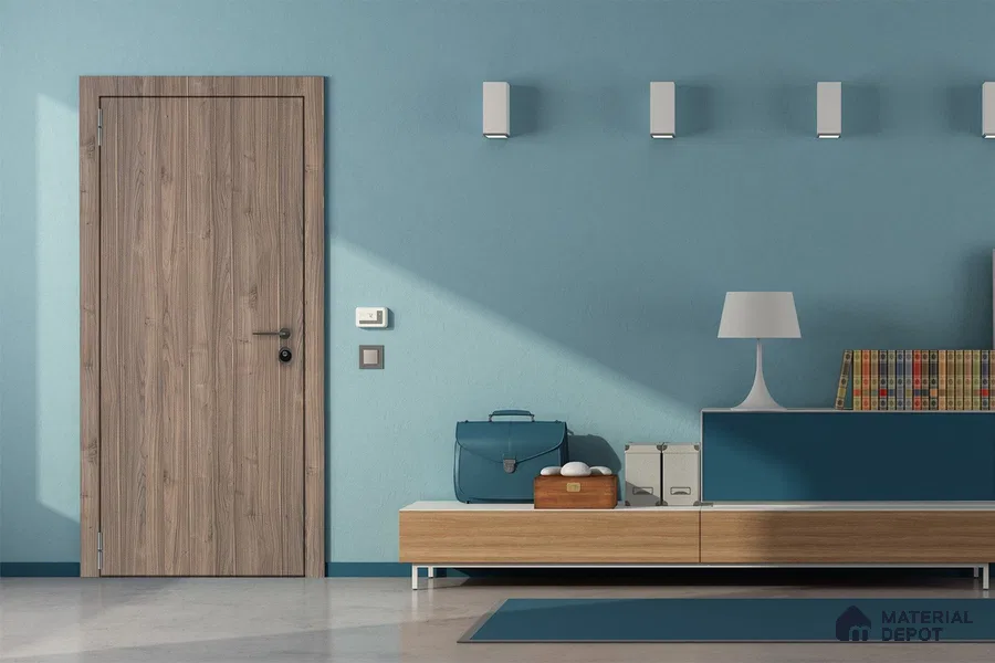 Wooden Look 3298 SUD 8 ft x 4 ft Suede Finish Decorative Laminate - 1 mm | Suitable for TV Unit, Wardrobe, Kitchen Cabinets