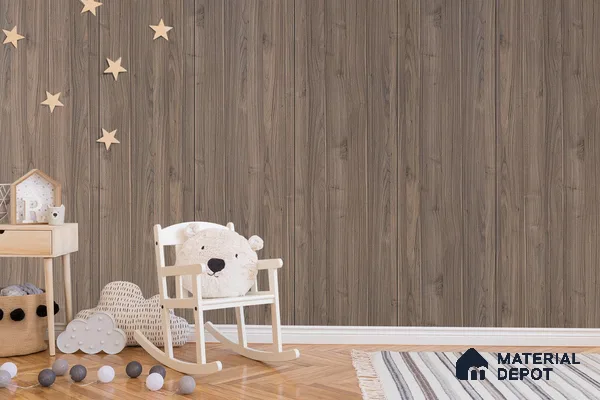 Wooden Look 3298 SUD 8 ft x 4 ft Suede Finish Decorative Laminate - 1 mm | Suitable for TV Unit, Wardrobe, Kitchen Cabinets