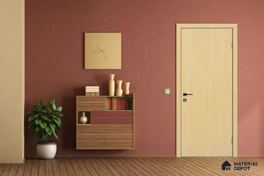 Wooden Look 3064 SUD Amero Mape 8 ft x 4 ft Woodgrain Suede Finish Decorative Laminate - 1 mm