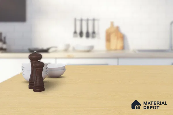 Wooden Look 3064 SUD Amero Mape 8 ft x 4 ft Woodgrain Suede Finish Decorative Laminate - 1 mm