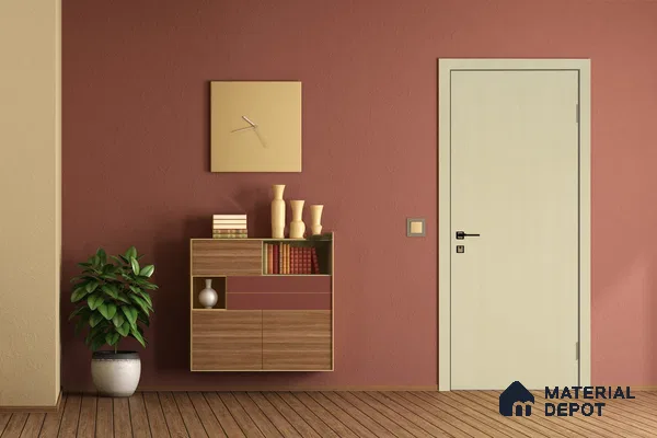 Wooden Look 3056 SUD 8 ft x 4 ft Suede Finish Decorative Laminate - 1 mm | Suitable for TV Unit, Wardrobe, Kitchen Cabinets