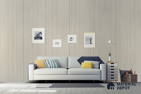 Wooden Look 3156 SUD 8 ft x 4 ft Suede Finish Decorative Laminate - 1 mm | Suitable for TV Unit, Wardrobe, Kitchen Cabinets