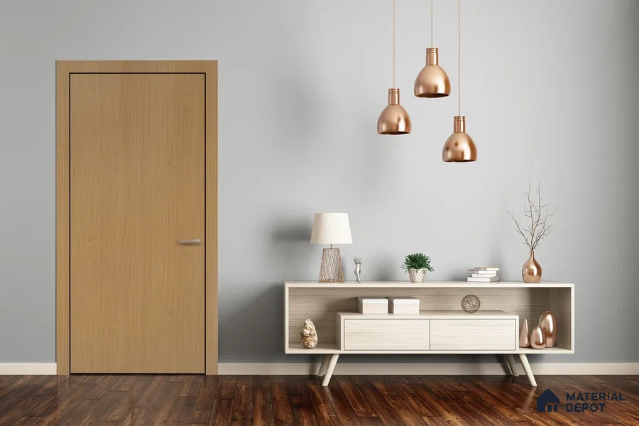 Wooden Look 3013 SUD 8 ft x 4 ft Suede Finish Decorative Laminate - 1 mm | Suitable for TV Unit, Wardrobe, Kitchen Cabinets