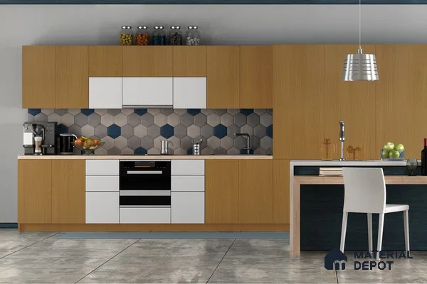 Wooden Look 3013 SUD 8 ft x 4 ft Suede Finish Decorative Laminate - 1 mm | Suitable for TV Unit, Wardrobe, Kitchen Cabinets