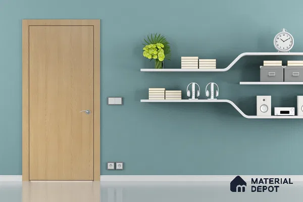Wooden Look 3014 SUD 8 ft x 4 ft Suede Finish Decorative Laminate - 1 mm | Suitable for TV Unit, Wardrobe, Kitchen Cabinets