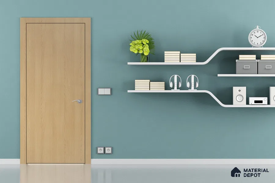 Wooden Look 3014 SUD 8 ft x 4 ft Suede Finish Decorative Laminate - 1 mm | Suitable for TV Unit, Wardrobe, Kitchen Cabinets