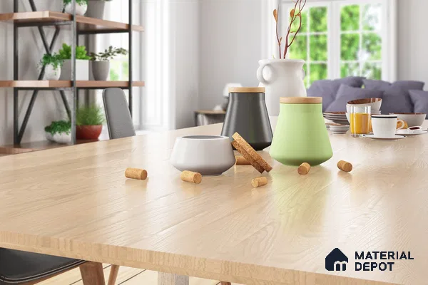 Wooden Look 3014 SUD 8 ft x 4 ft Suede Finish Decorative Laminate - 1 mm | Suitable for TV Unit, Wardrobe, Kitchen Cabinets