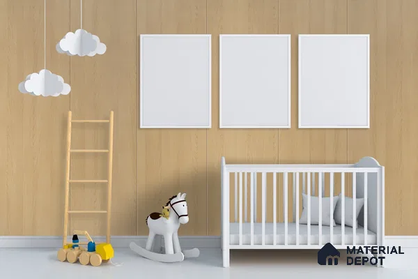 Wooden Look 3014 SUD 8 ft x 4 ft Suede Finish Decorative Laminate - 1 mm | Suitable for TV Unit, Wardrobe, Kitchen Cabinets