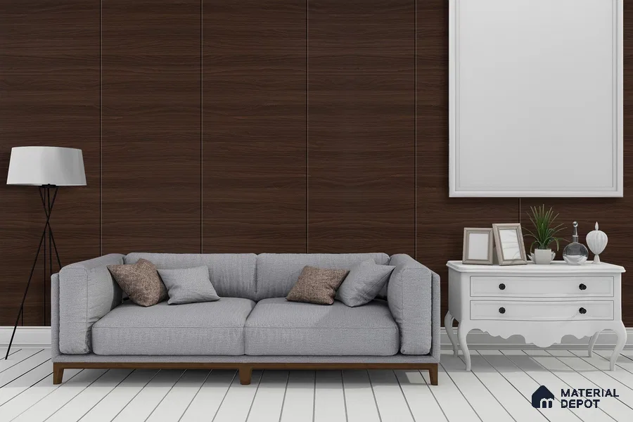 Wooden Look 3962 SUD 8 ft x 4 ft Suede Finish Decorative Laminate - 1 mm | Suitable for TV Unit, Wardrobe, Kitchen Cabinets