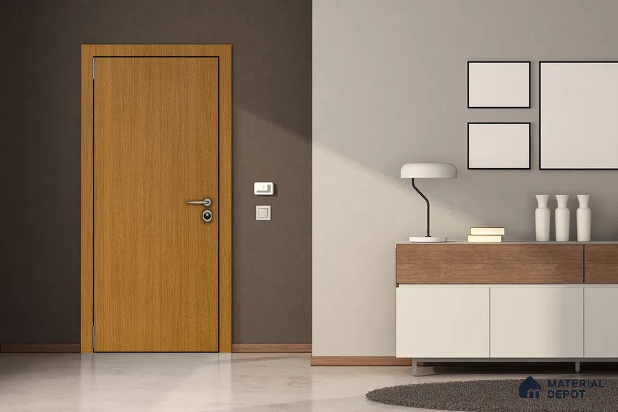 Wooden Look 3154 SUD 8 ft x 4 ft Suede Finish Decorative Laminate - 1 mm | Suitable for TV Unit, Wardrobe, Kitchen Cabinets