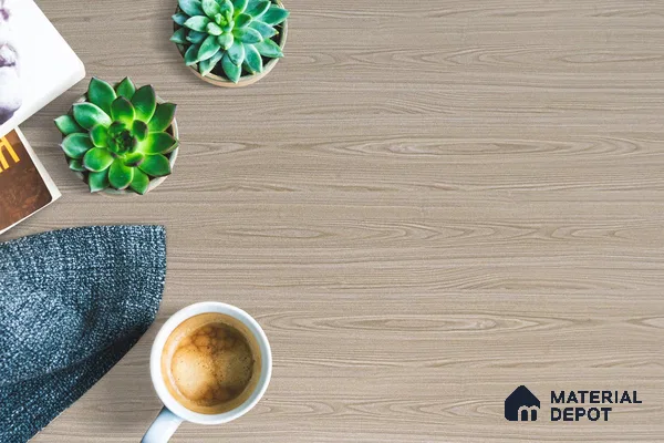 Wooden Look 3304 SUD 8 ft x 4 ft Suede Finish Decorative Laminate - 1 mm | Suitable for TV Unit, Wardrobe, Kitchen Cabinets