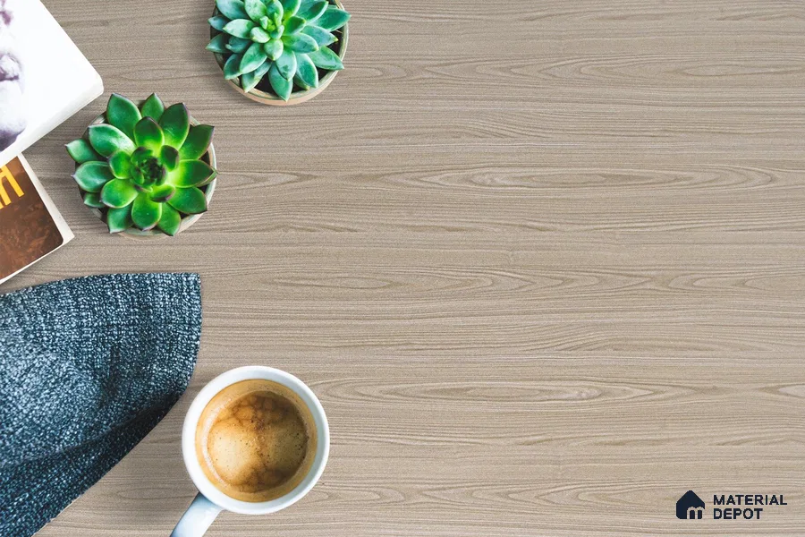 Wooden Look 3304 SUD 8 ft x 4 ft Suede Finish Decorative Laminate - 1 mm | Suitable for TV Unit, Wardrobe, Kitchen Cabinets