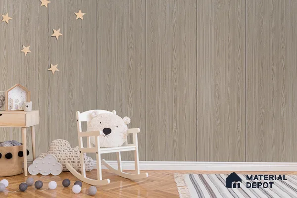 Wooden Look 3304 SUD 8 ft x 4 ft Suede Finish Decorative Laminate - 1 mm | Suitable for TV Unit, Wardrobe, Kitchen Cabinets