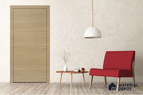 Wooden Look 3957 SUD 8 ft x 4 ft Suede Finish Decorative Laminate - 1 mm | Suitable for TV Unit, Wardrobe, Kitchen Cabinets