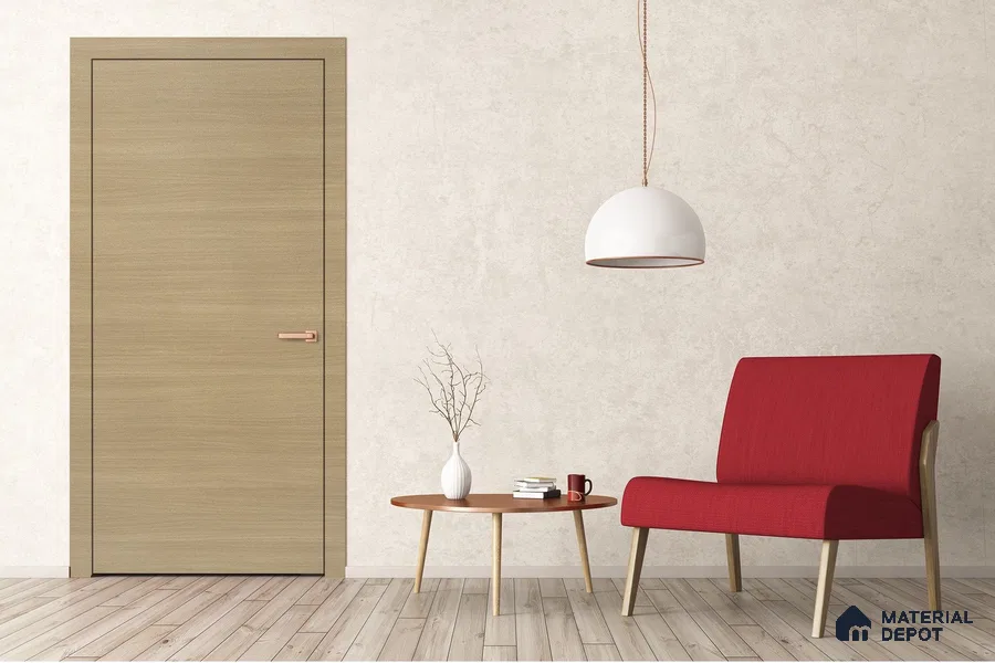 Wooden Look 3957 SUD 8 ft x 4 ft Suede Finish Decorative Laminate - 1 mm | Suitable for TV Unit, Wardrobe, Kitchen Cabinets
