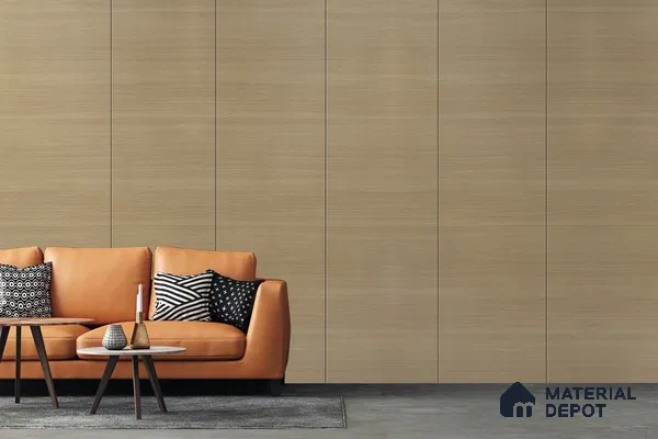 Wooden Look 3957 SUD 8 ft x 4 ft Suede Finish Decorative Laminate - 1 mm | Suitable for TV Unit, Wardrobe, Kitchen Cabinets