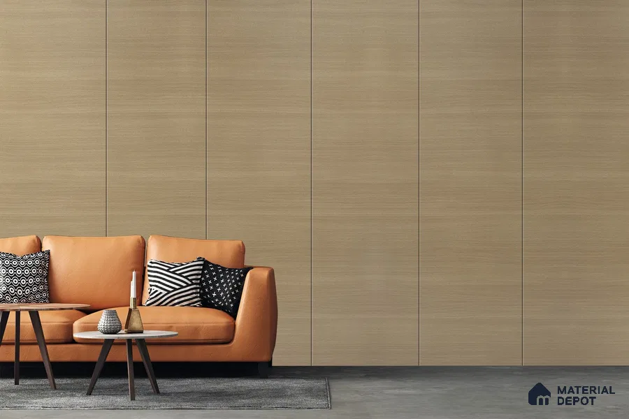 Wooden Look 3957 SUD 8 ft x 4 ft Suede Finish Decorative Laminate - 1 mm | Suitable for TV Unit, Wardrobe, Kitchen Cabinets