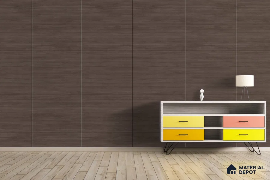 Wooden Look 3965 SUD 8 ft x 4 ft Suede Finish Decorative Laminate - 1 mm | Suitable for TV Unit, Wardrobe, Kitchen Cabinets