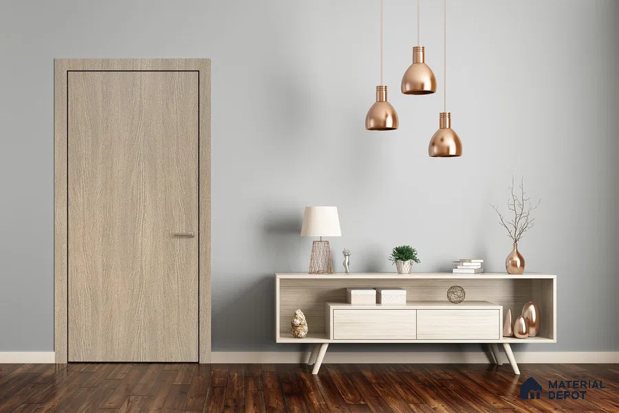 Wooden Look 3373 SUD 8 ft x 4 ft Suede Finish Decorative Laminate - 1 mm | Suitable for TV Unit, Wardrobe, Kitchen Cabinets