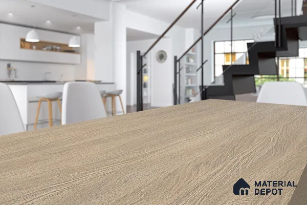 Wooden Look 3373 SUD 8 ft x 4 ft Suede Finish Decorative Laminate - 1 mm | Suitable for TV Unit, Wardrobe, Kitchen Cabinets