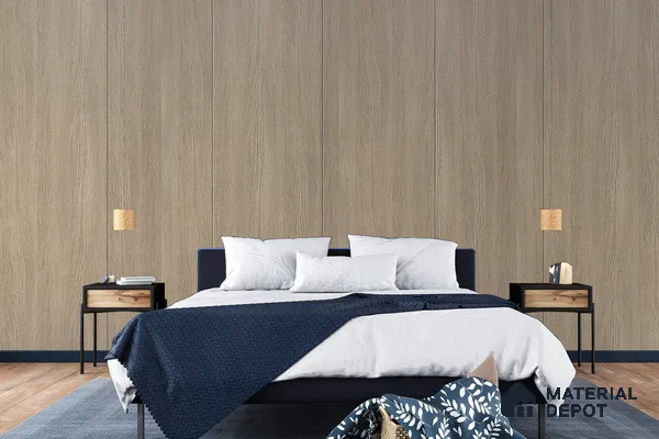Wooden Look 3373 SUD 8 ft x 4 ft Suede Finish Decorative Laminate - 1 mm | Suitable for TV Unit, Wardrobe, Kitchen Cabinets