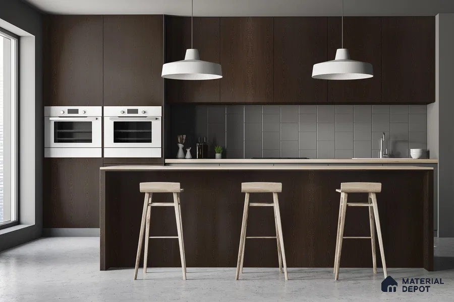 Wooden Look 3902 SUD 8 ft x 4 ft Suede Finish Decorative Laminate - 1 mm | Suitable for TV Unit, Wardrobe, Kitchen Cabinets