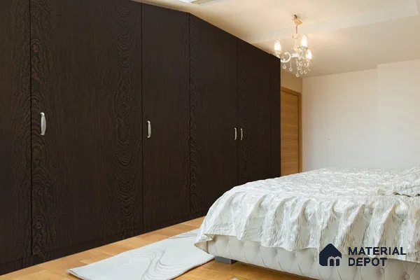 Wooden Look 3902 SUD 8 ft x 4 ft Suede Finish Decorative Laminate - 1 mm | Suitable for TV Unit, Wardrobe, Kitchen Cabinets