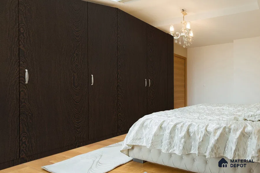 Wooden Look 3902 SUD 8 ft x 4 ft Suede Finish Decorative Laminate - 1 mm | Suitable for TV Unit, Wardrobe, Kitchen Cabinets