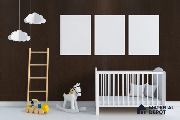 Wooden Look 3902 SUD 8 ft x 4 ft Suede Finish Decorative Laminate - 1 mm | Suitable for TV Unit, Wardrobe, Kitchen Cabinets