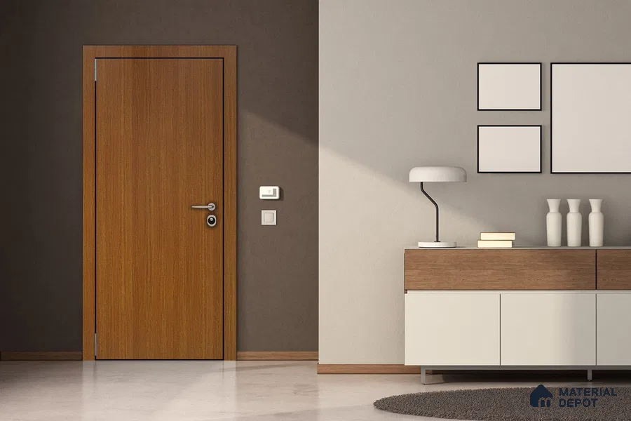 Wooden Look 3202 SUD 8 ft x 4 ft Suede Finish Decorative Laminate - 1 mm | Suitable for TV Unit, Wardrobe, Kitchen Cabinets